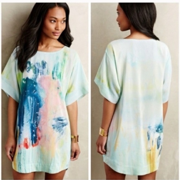 Anthropologie Dresses & Skirts - Anthropologie silk dress Anthropologie Dresses & Skirts - Anthropologie silk dress
